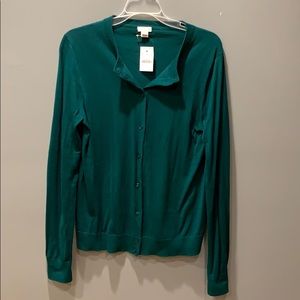 J. Crew Cotton Caryn Cardigan